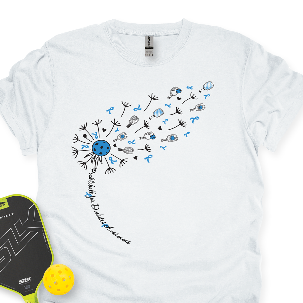 Pickleball For Diabetes Awareness Unisex T-Shirt - Picklechillz