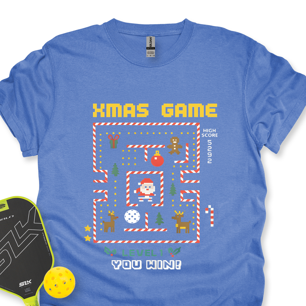 Pixel Ugly Sweater Pickleball Game Unisex T-Shirt - Picklechillz