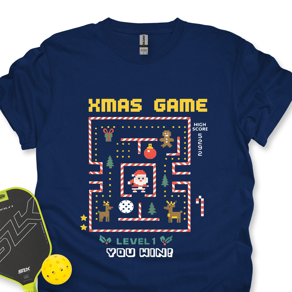 Pixel Ugly Sweater Pickleball Game Unisex T-Shirt - Picklechillz
