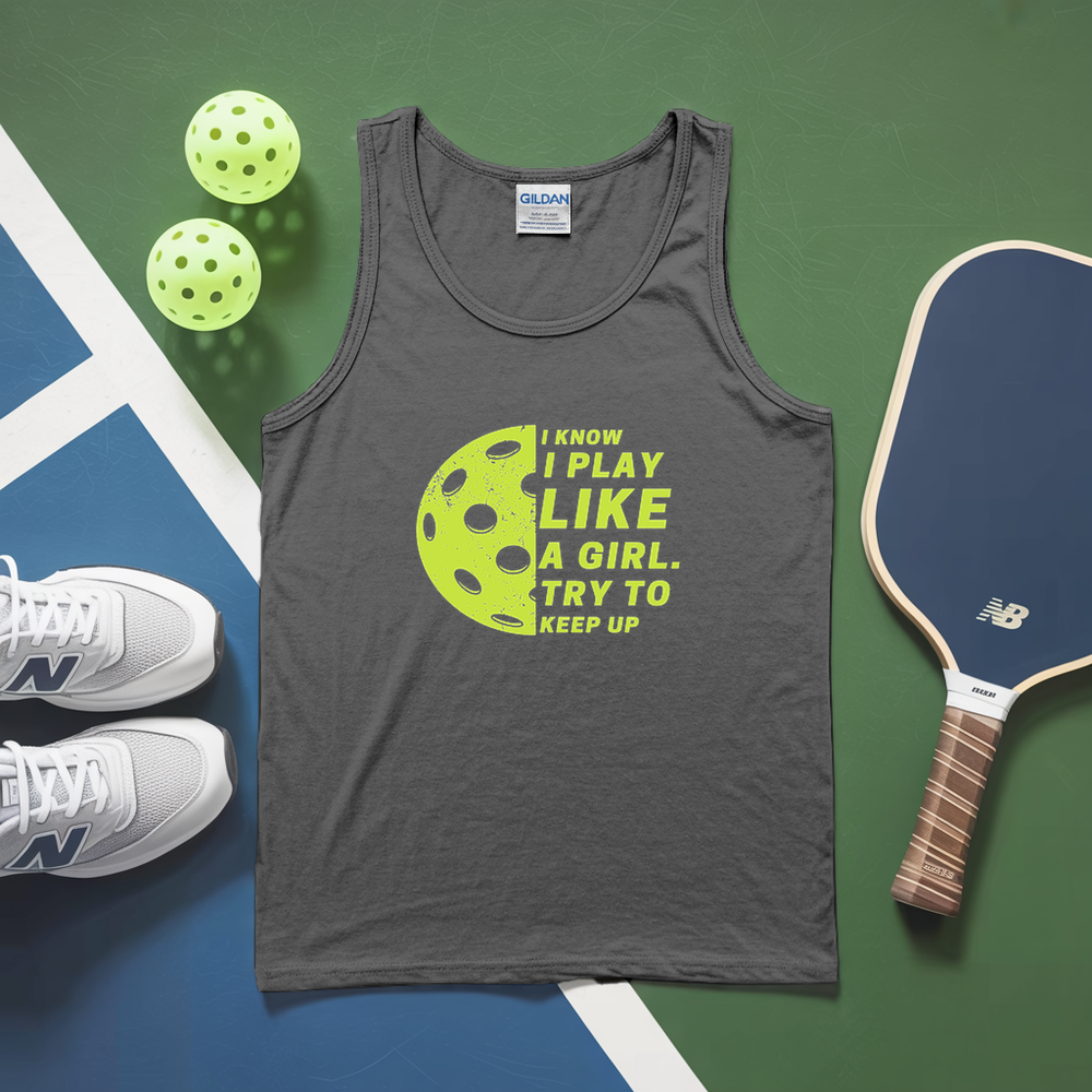 Play Like A Girl Pickleball Tank Top - Picklechillz