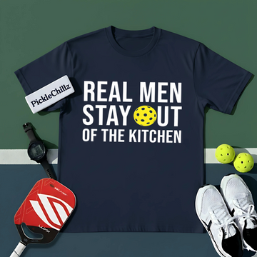 Real Men Stay Out Of The Kitchen Unisex T-Shirt - Picklechillz