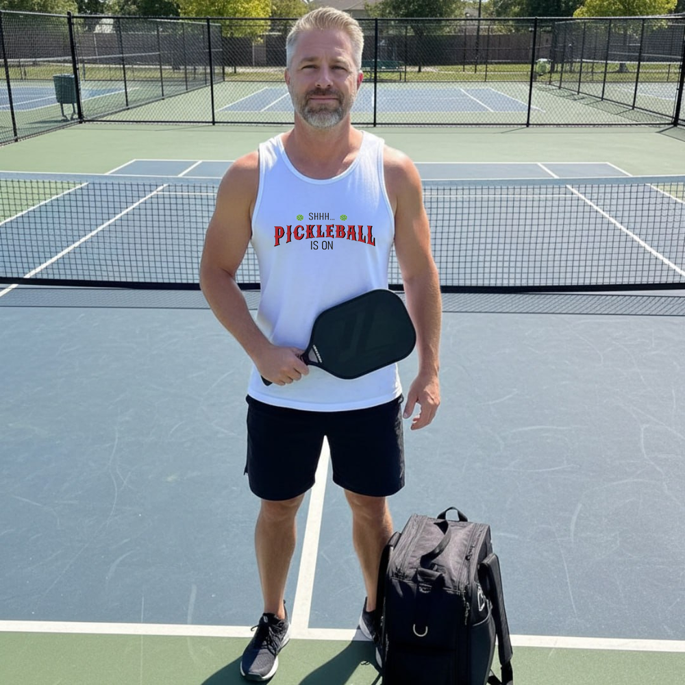 Shhh… Pickleball Is On Tank Top - Picklechillz