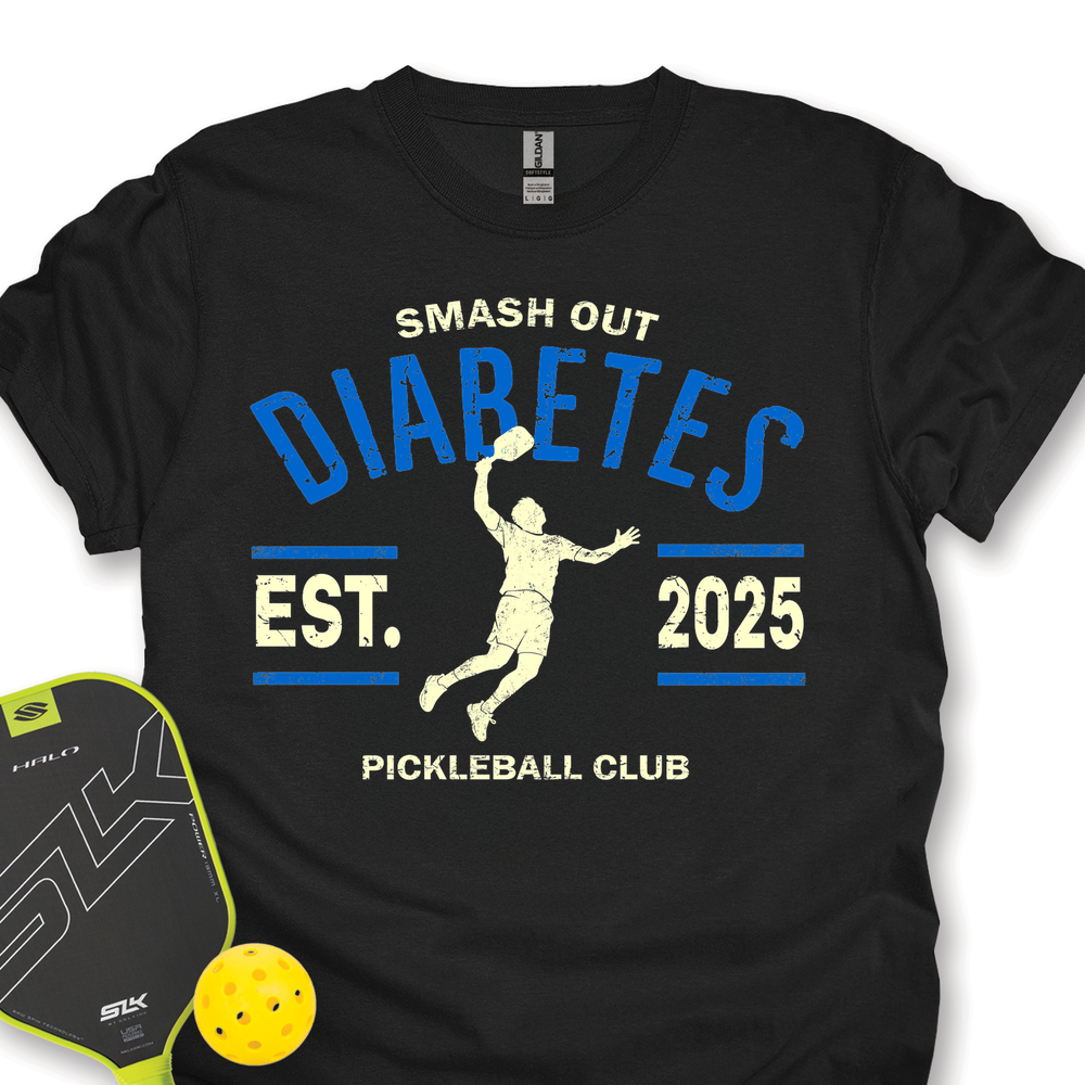 Smash Out Diabetes - Pickleball Club Unisex T-Shirt - Picklechillz