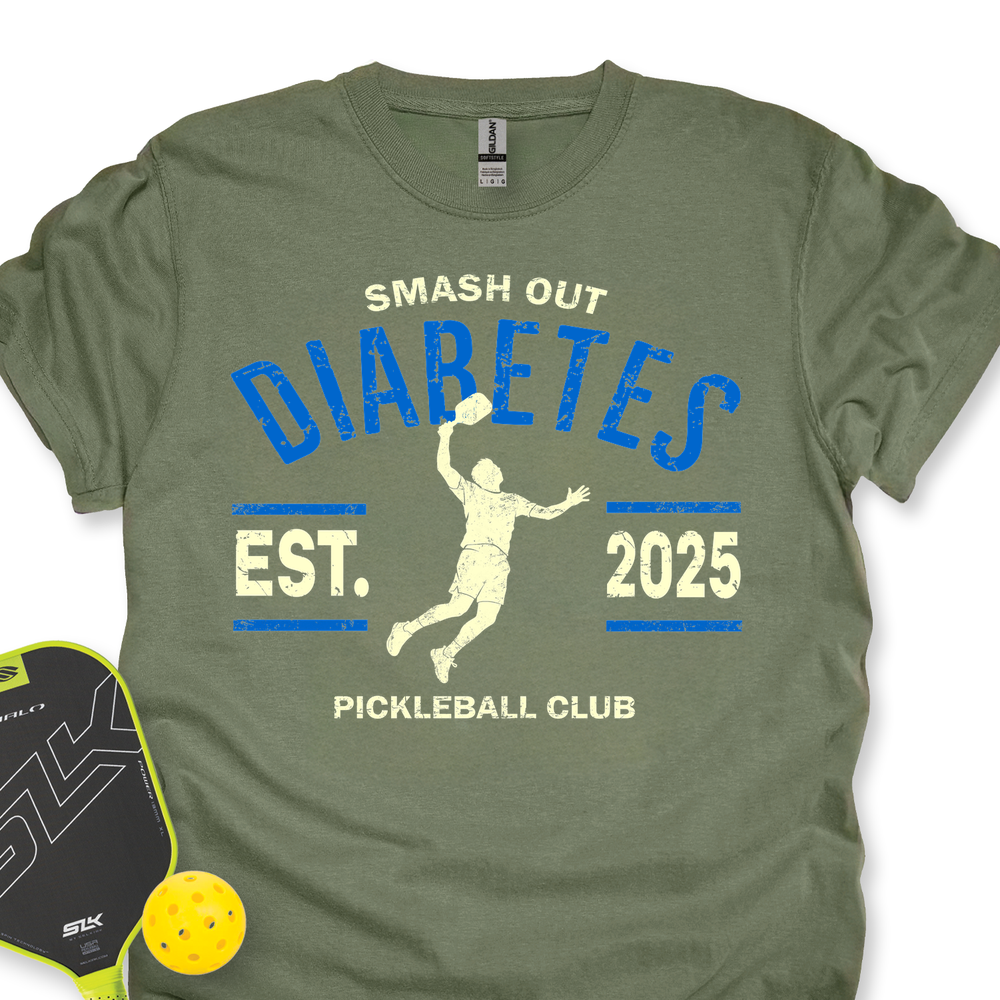 Smash Out Diabetes - Pickleball Club Unisex T-Shirt - Picklechillz