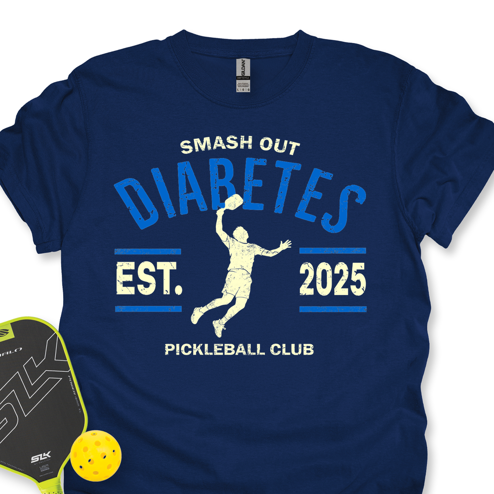 Smash Out Diabetes - Pickleball Club Unisex T-Shirt - Picklechillz