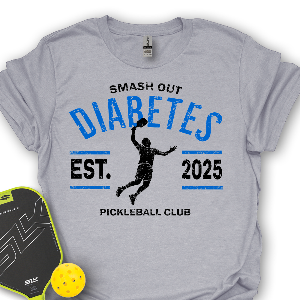 Smash Out Diabetes - Pickleball Club Unisex T-Shirt - Picklechillz