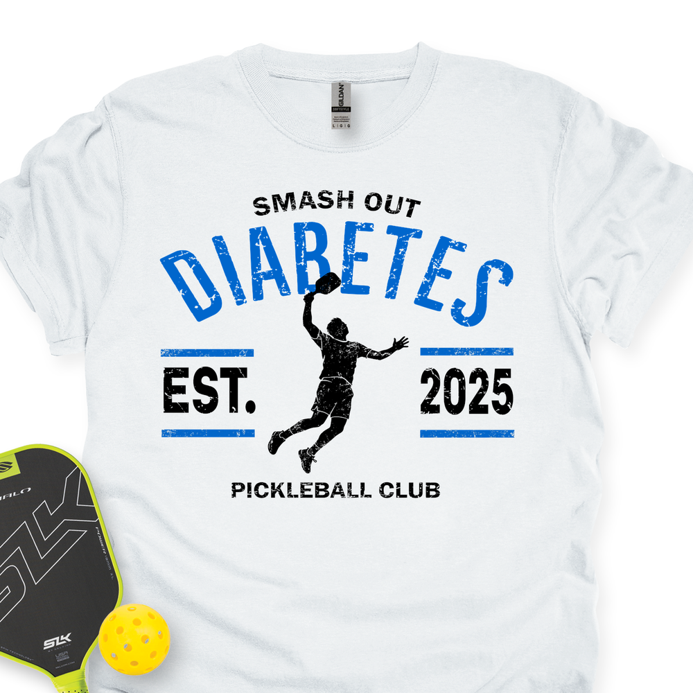 Smash Out Diabetes - Pickleball Club Unisex T-Shirt - Picklechillz