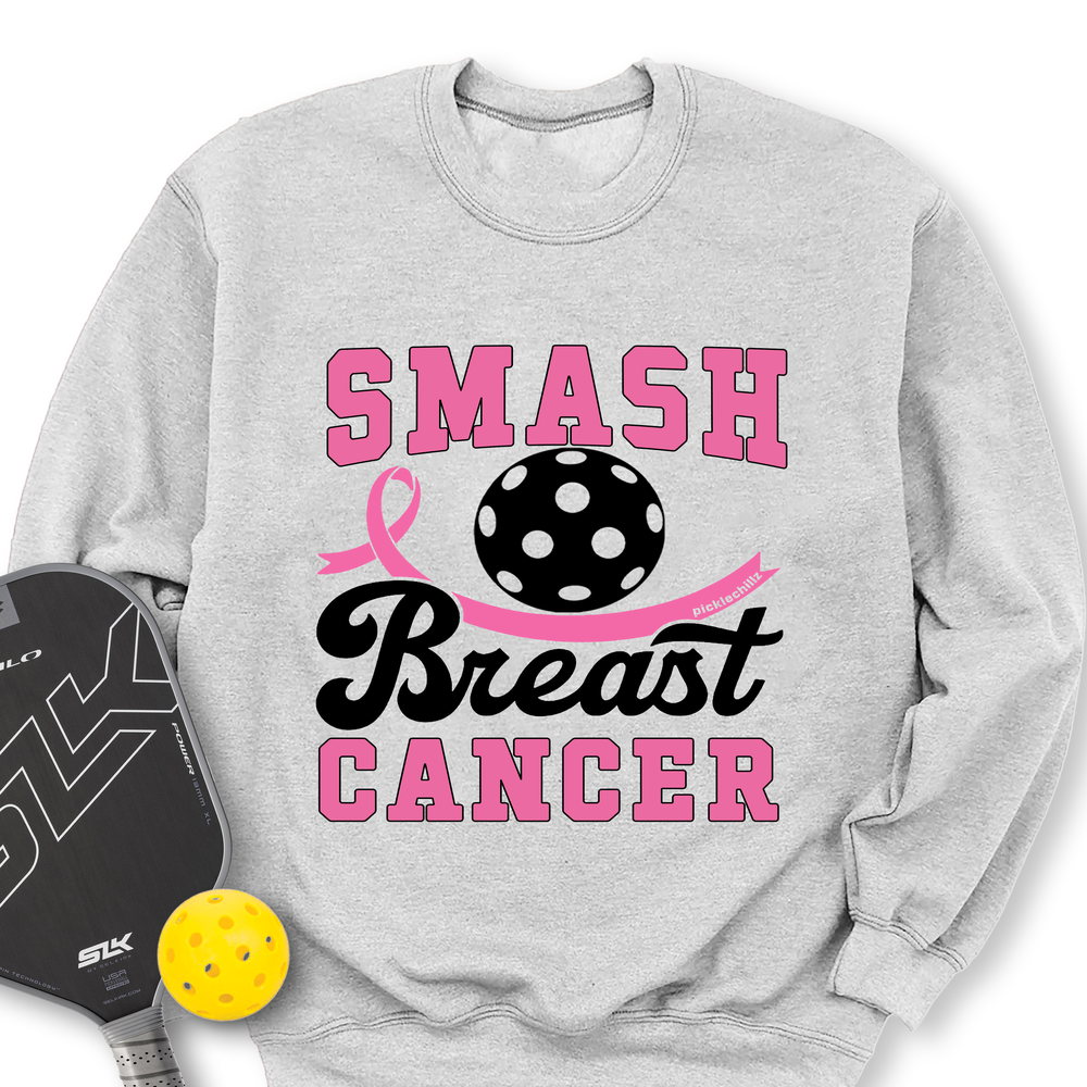 Smash Breast Cancer Sweatshirt - Picklechillz