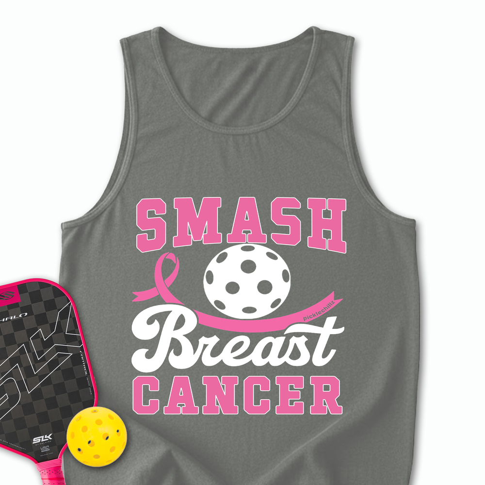 Smash Breast Cancer Tank Top - Picklechillz