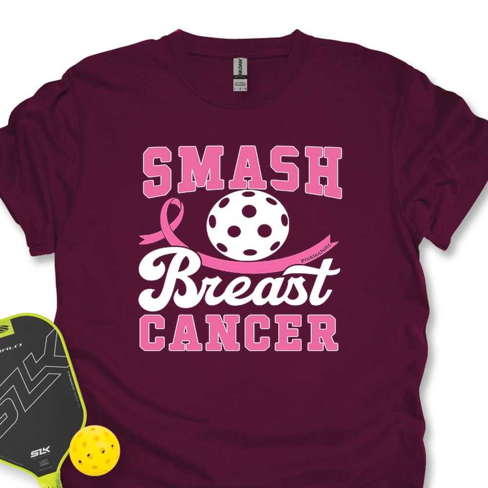 Smash Breast Cancer Unisex T-Shirt - Picklechillz