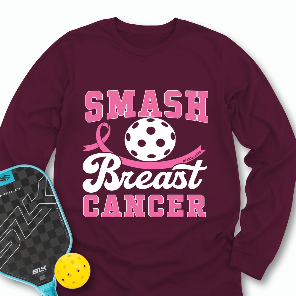 Smash Breast Cancer Long Sleeve - Picklechillz