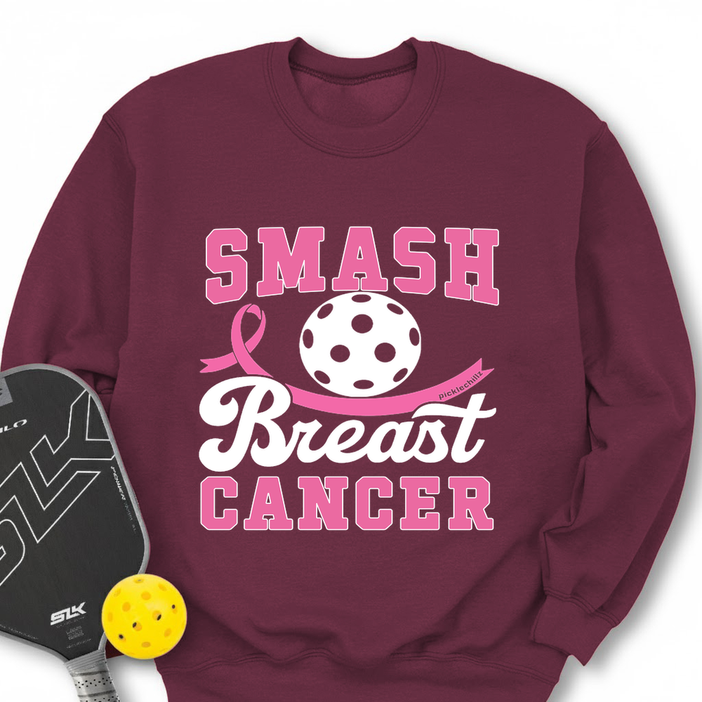 Smash Breast Cancer Sweatshirt - Picklechillz