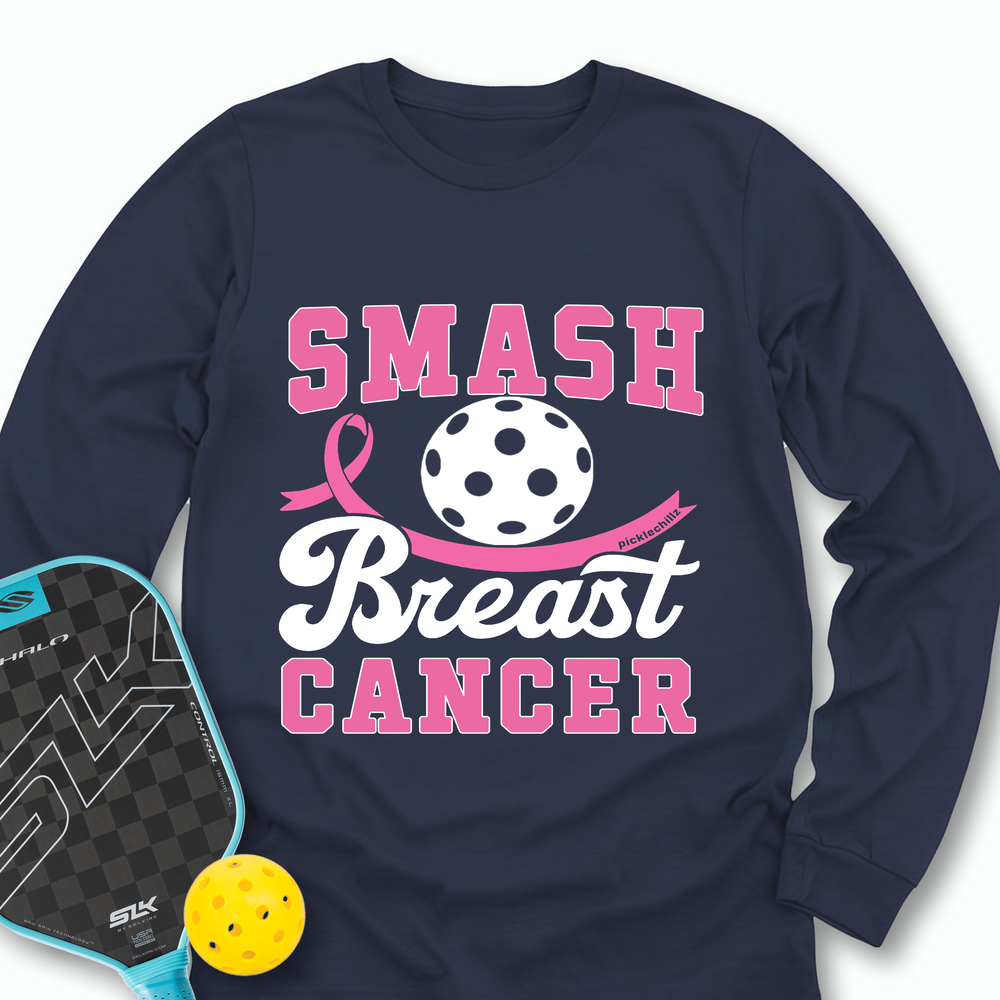 Smash Breast Cancer Long Sleeve - Picklechillz