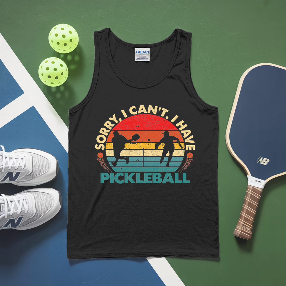 Sorry, I Can’t. I Have Pickleball. Tank Top - Picklechillz