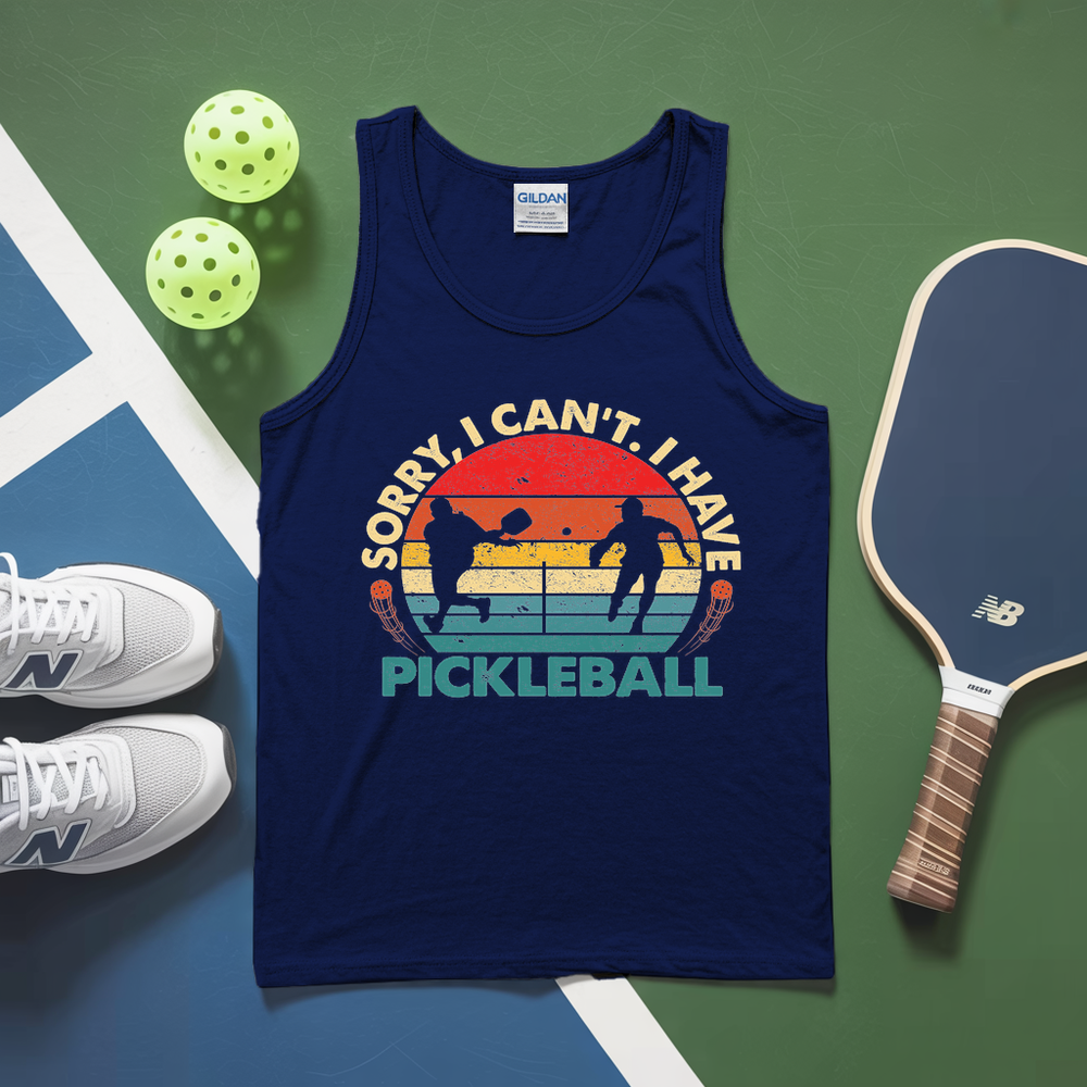 Sorry, I Can’t. I Have Pickleball. Tank Top - Picklechillz