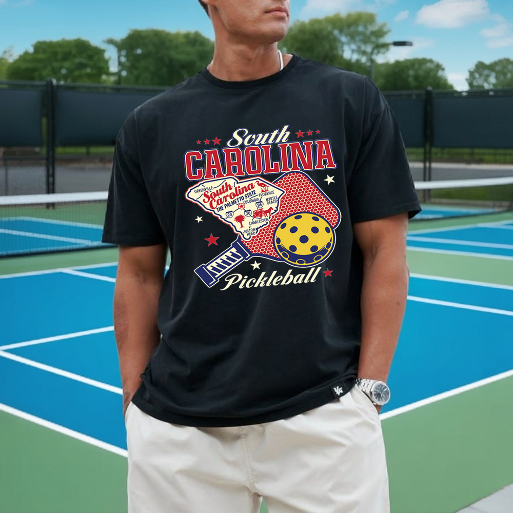 South Carolina Pickleball Unisex T-Shirt - Picklechillz