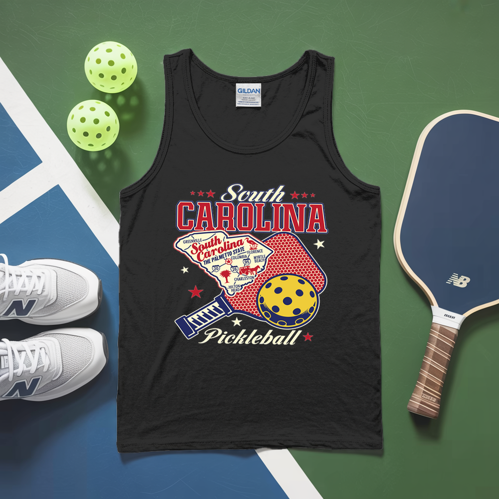 South Carolina Pickleball Tank Top - Picklechillz