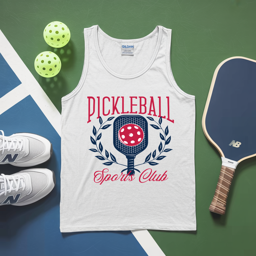 Pickleball Sports Club Graphic Tank Top - Picklechillz