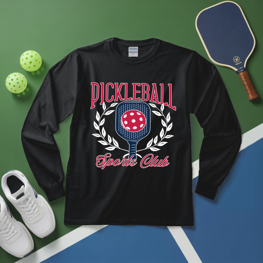 Pickleball Sports Club Graphic Long Sleeve - Picklechillz