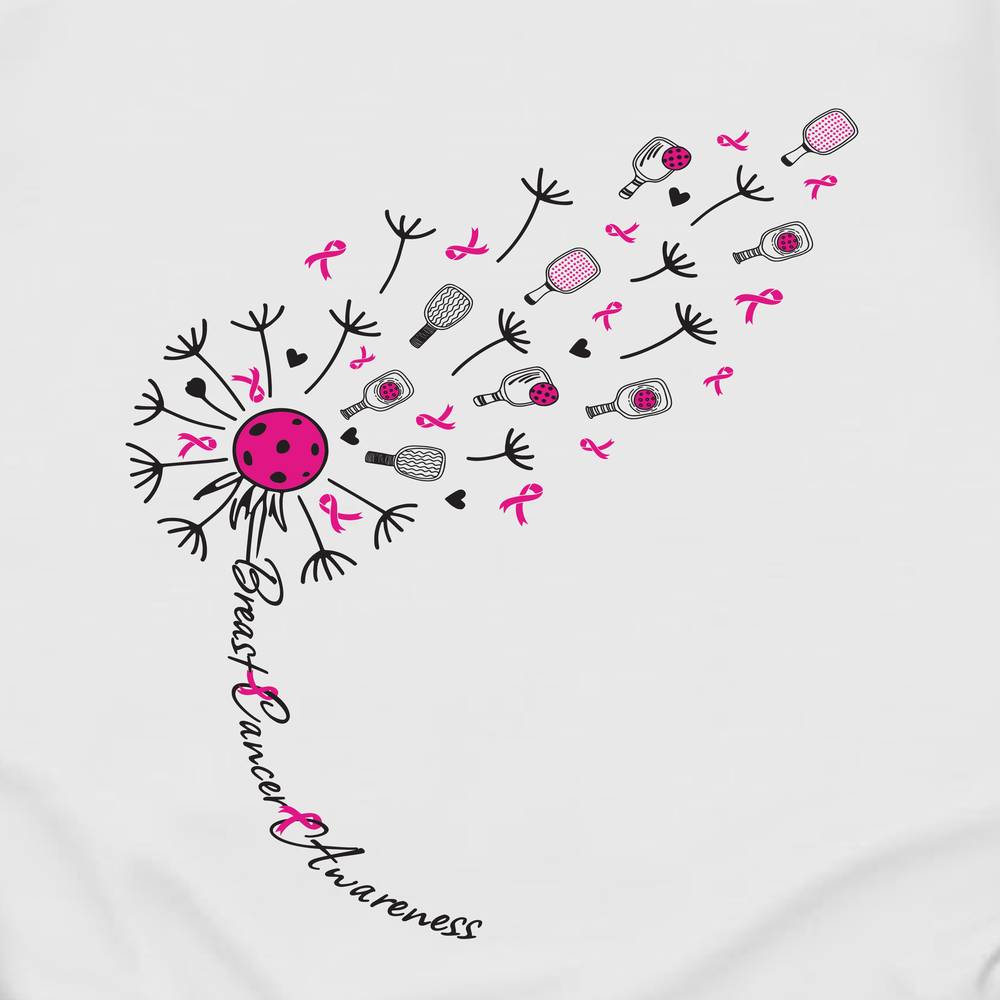 Sunflower Pickleball Breast Cancer Long Sleeve - Picklechillz