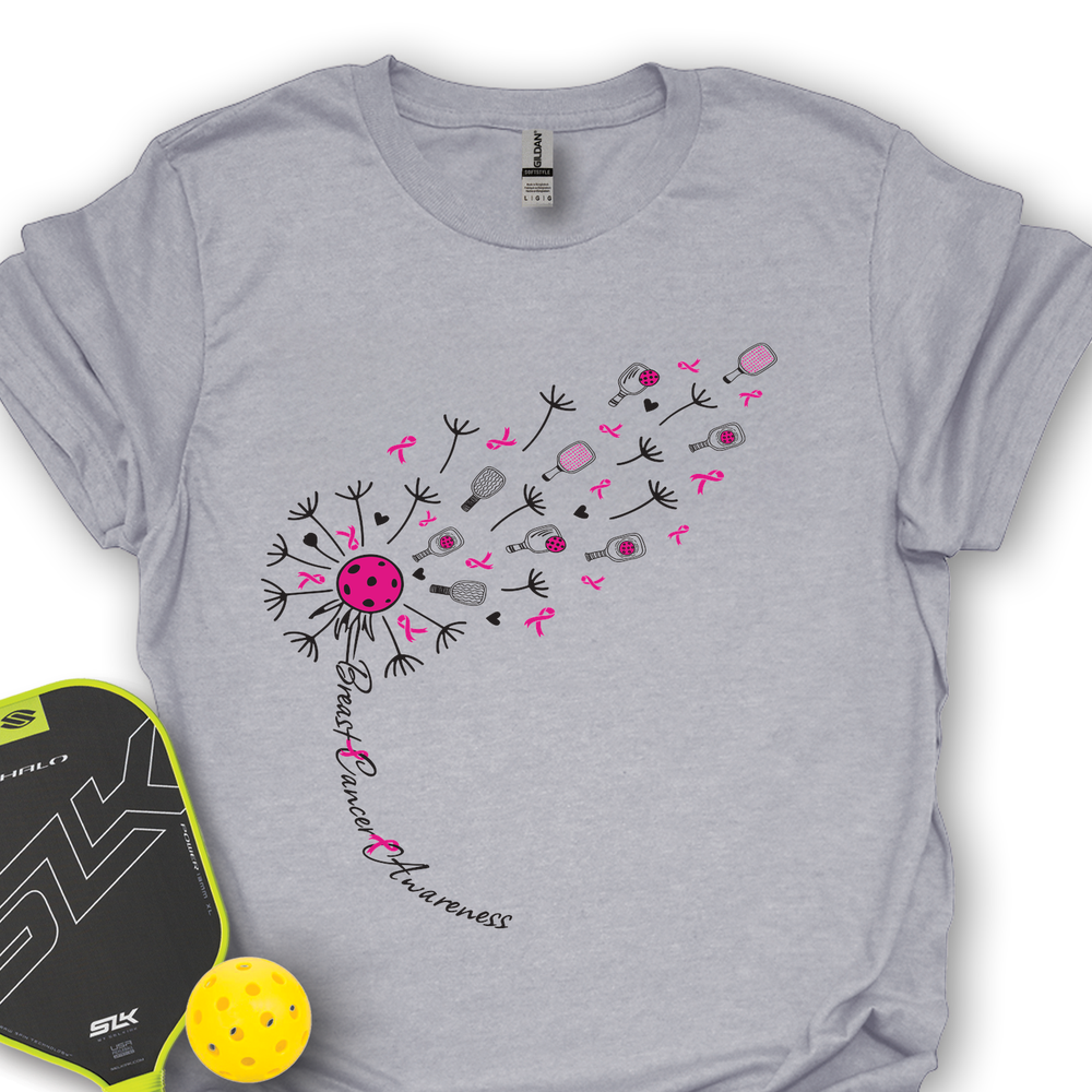 Sunflower Pickleball Breast Cancer Unisex T-Shirt - Picklechillz