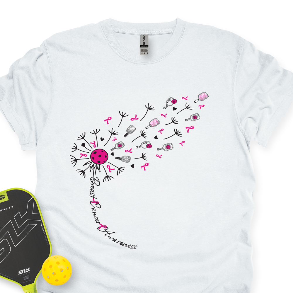 Sunflower Pickleball Breast Cancer Unisex T-Shirt - Picklechillz