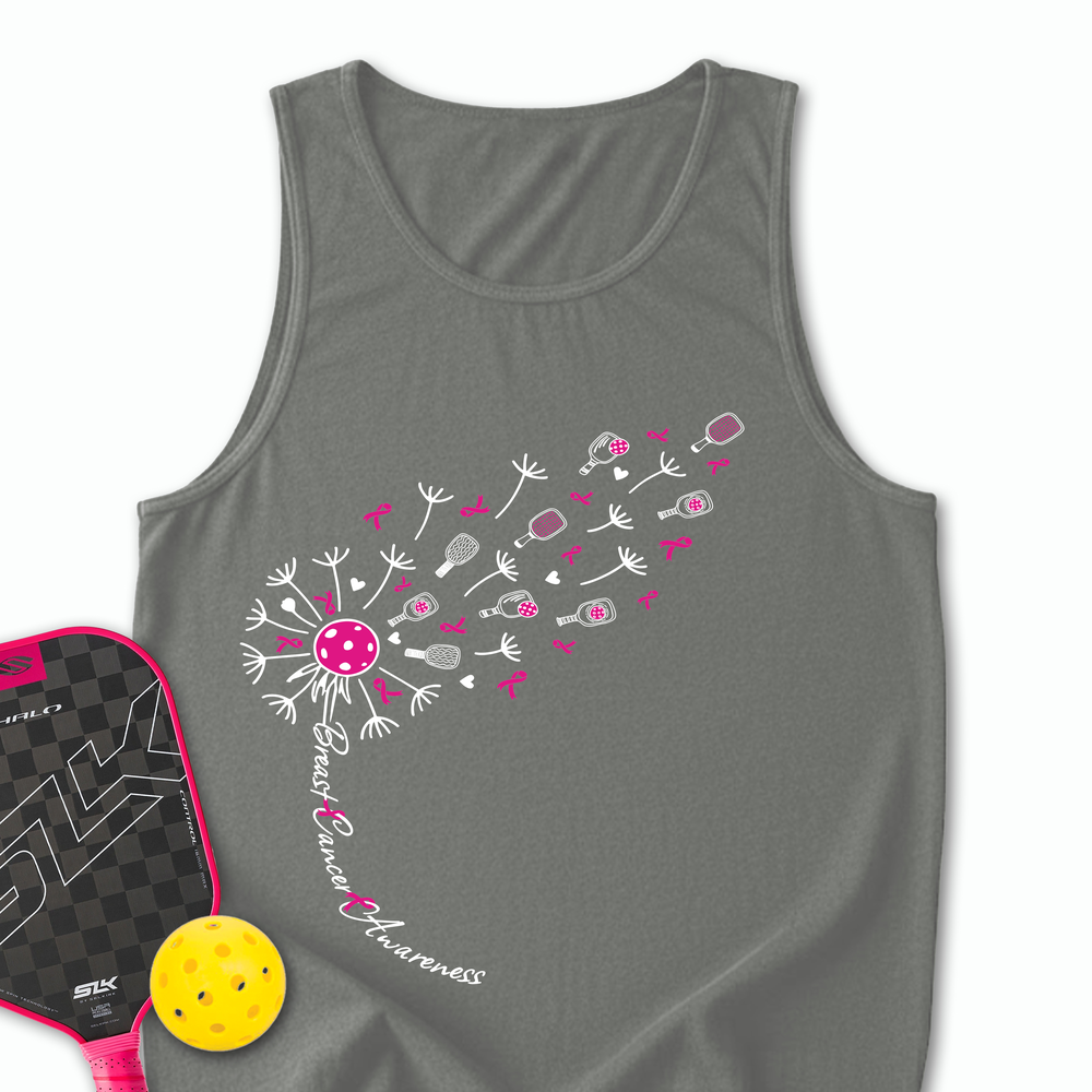 Sunflower Pickleball Breast Cancer Tank Top - Picklechillz