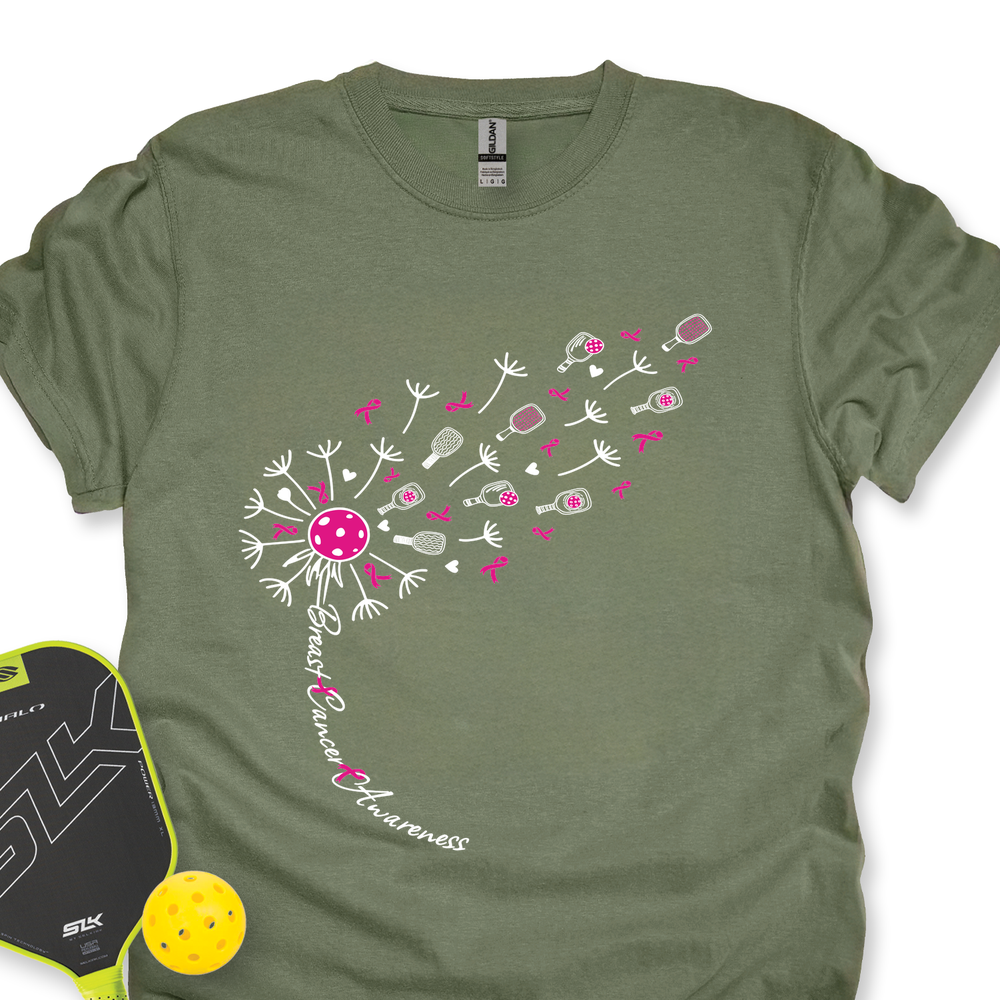 Sunflower Pickleball Breast Cancer Unisex T-Shirt - Picklechillz