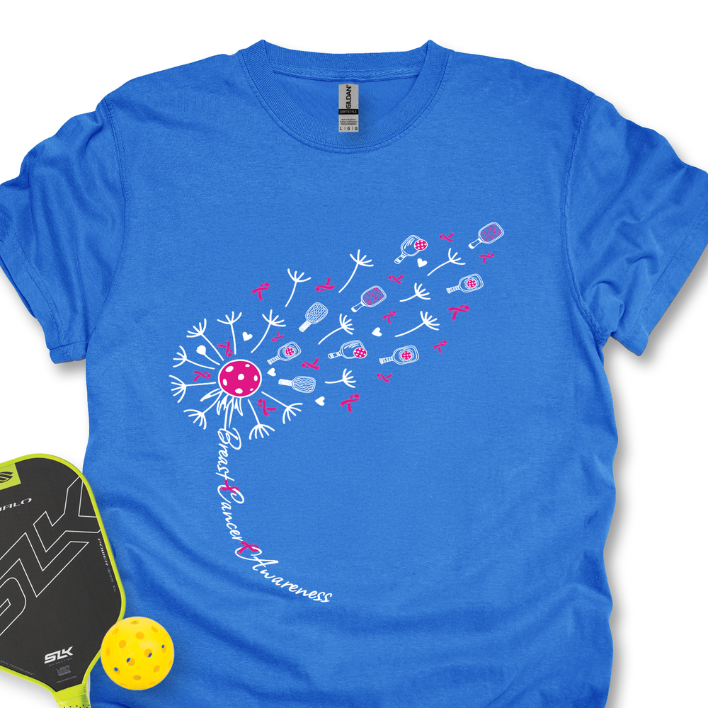 Sunflower Pickleball Breast Cancer Unisex T-Shirt - Picklechillz