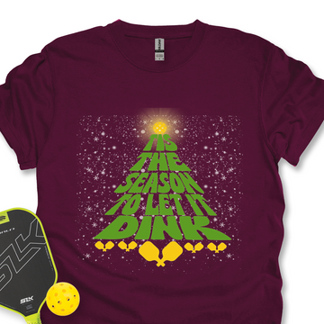 Tis The Season To Let It Dink Unisex T-Shirt - Picklechillz
