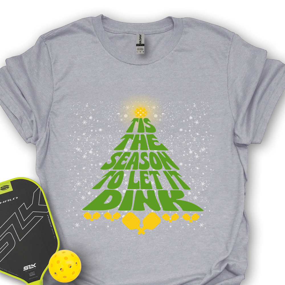 Tis The Season To Let It Dink Unisex T-Shirt - Picklechillz