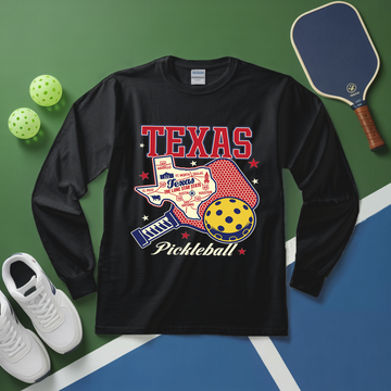 Texas Pickleball Players and Sports Lovers Long Sleeve - Picklechillz