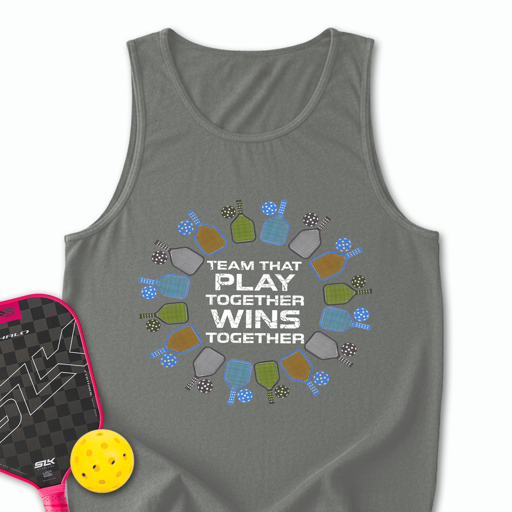 Team That Play Together, Wins Together For Player Tank Top - Picklechillz