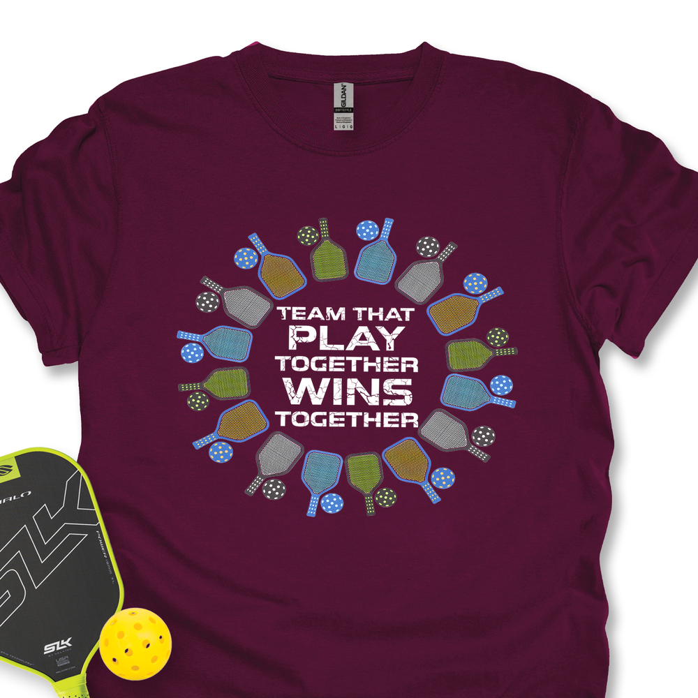 Team That Play Together, Wins Together For Player Unisex T-Shirt - Picklechillz
