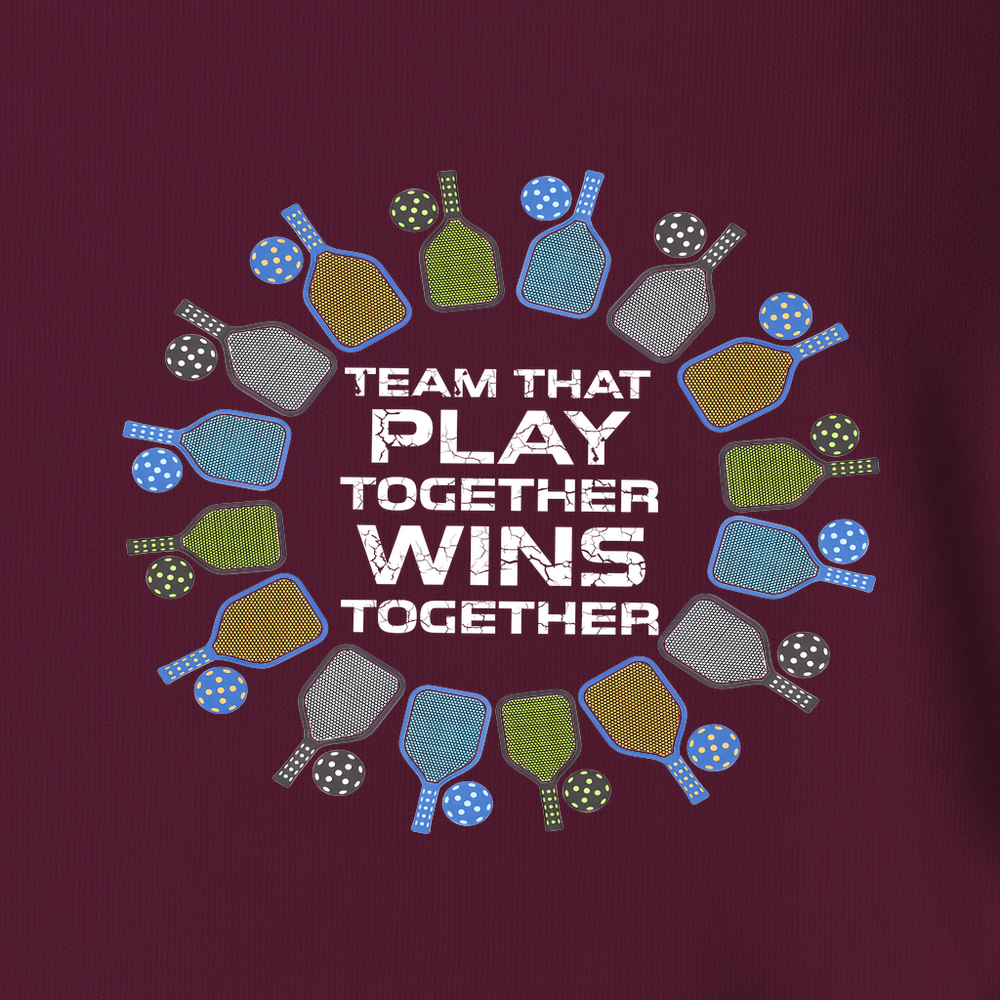 Team That Play Together, Wins Together For Player Long Sleeve - Picklechillz