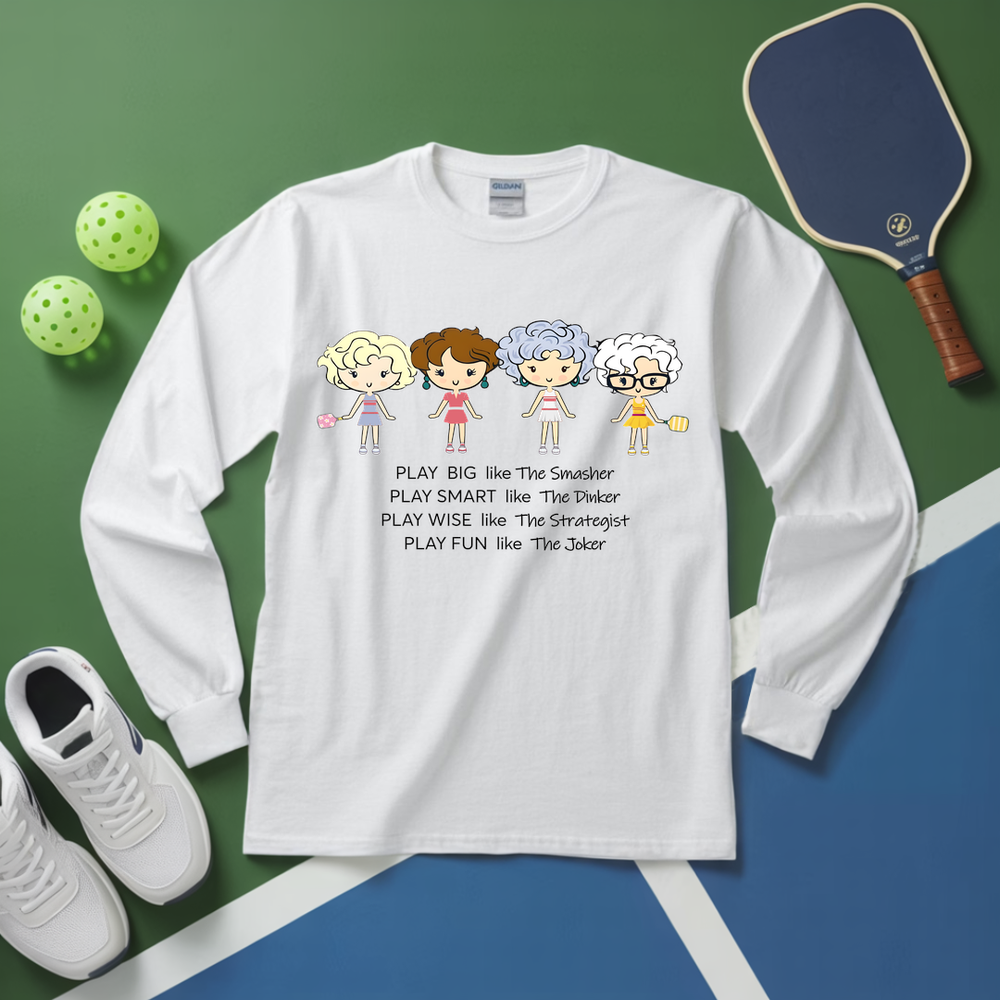 The Golden Girls Pickleball v1 Long Sleeve - Picklechillz
