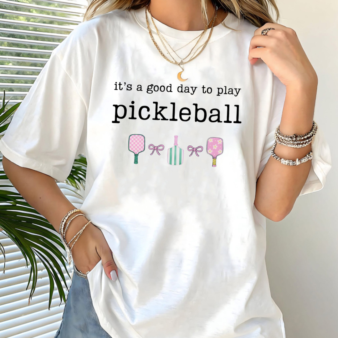 It's a good day to play Pickleball Unisex Tee - Picklechillz