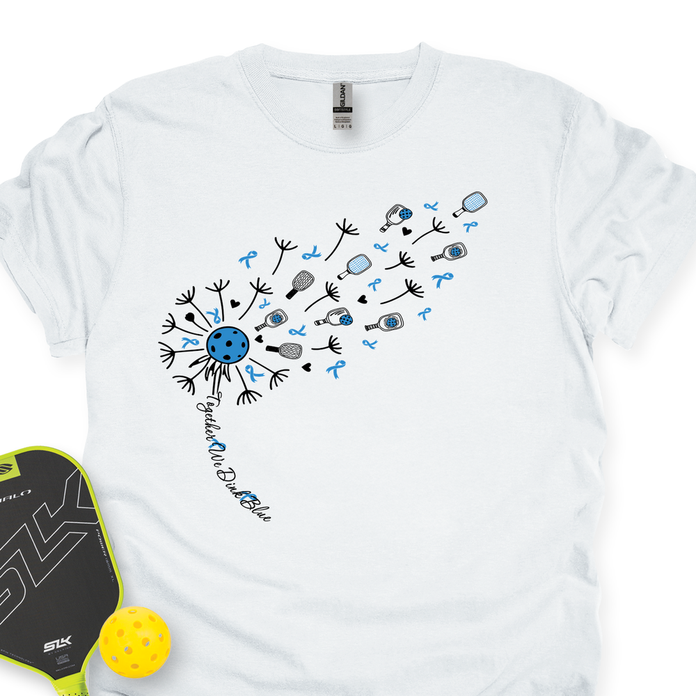 Together We Dink Blue Unisex T-Shirt - Picklechillz