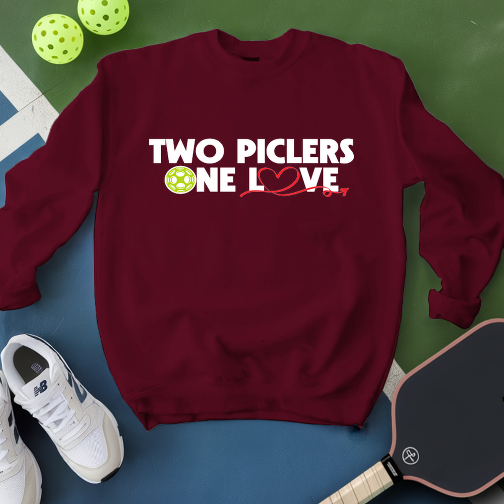 Two Picklers, One Love for Him Sweatshirt - Picklechillz
