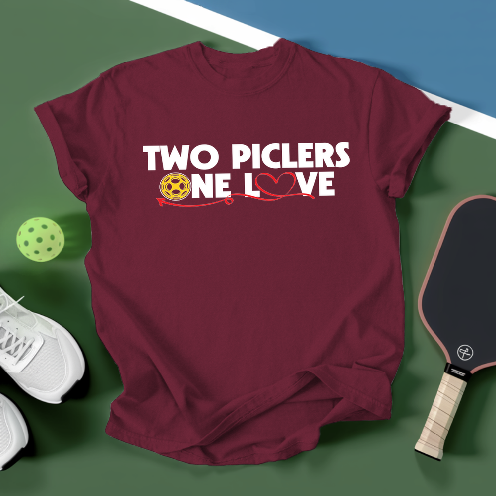 Two Picklers, One Love for Her Unisex T-Shirt - Picklechillz