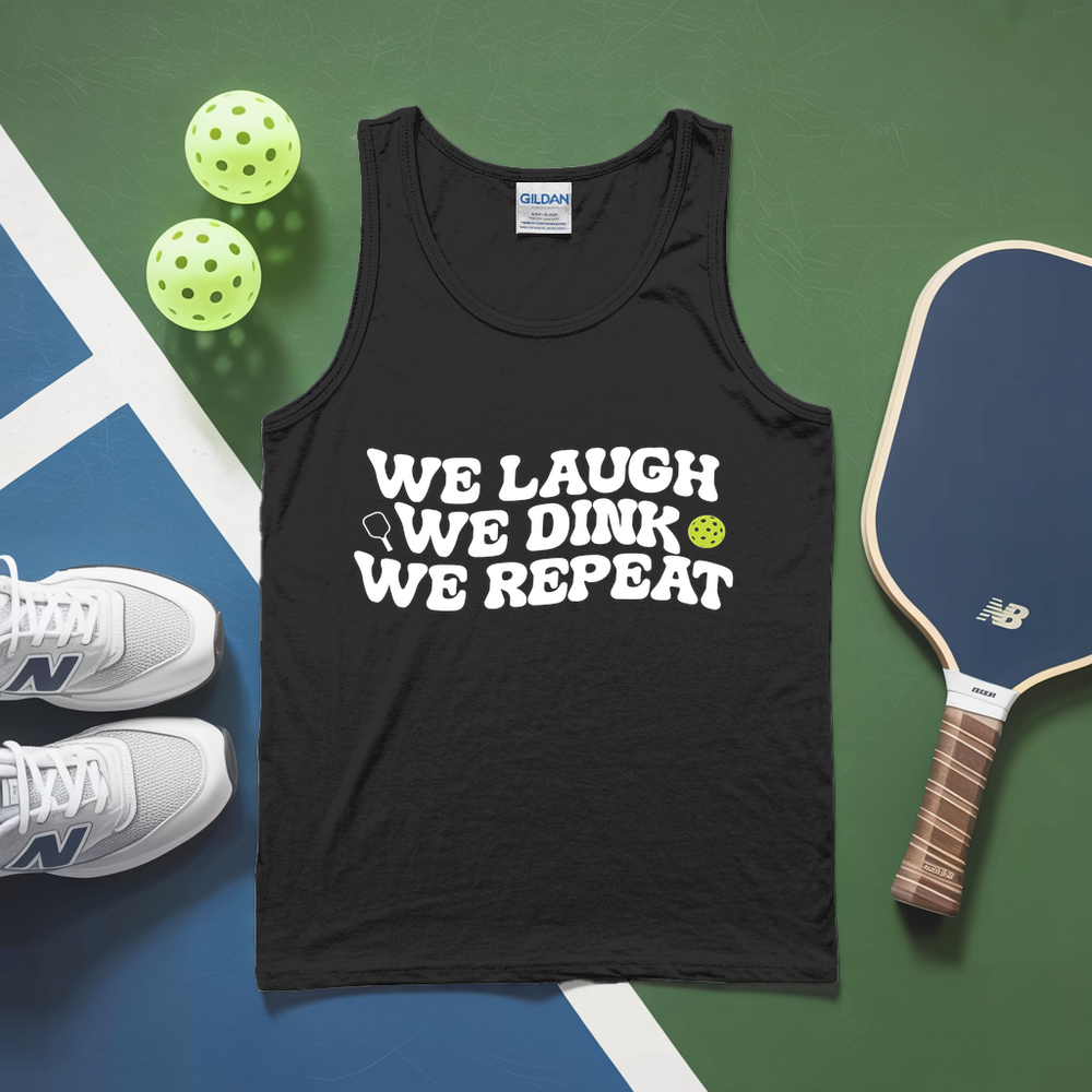 We Laugh. We Dink. We Repeat. Tank Top - Picklechillz