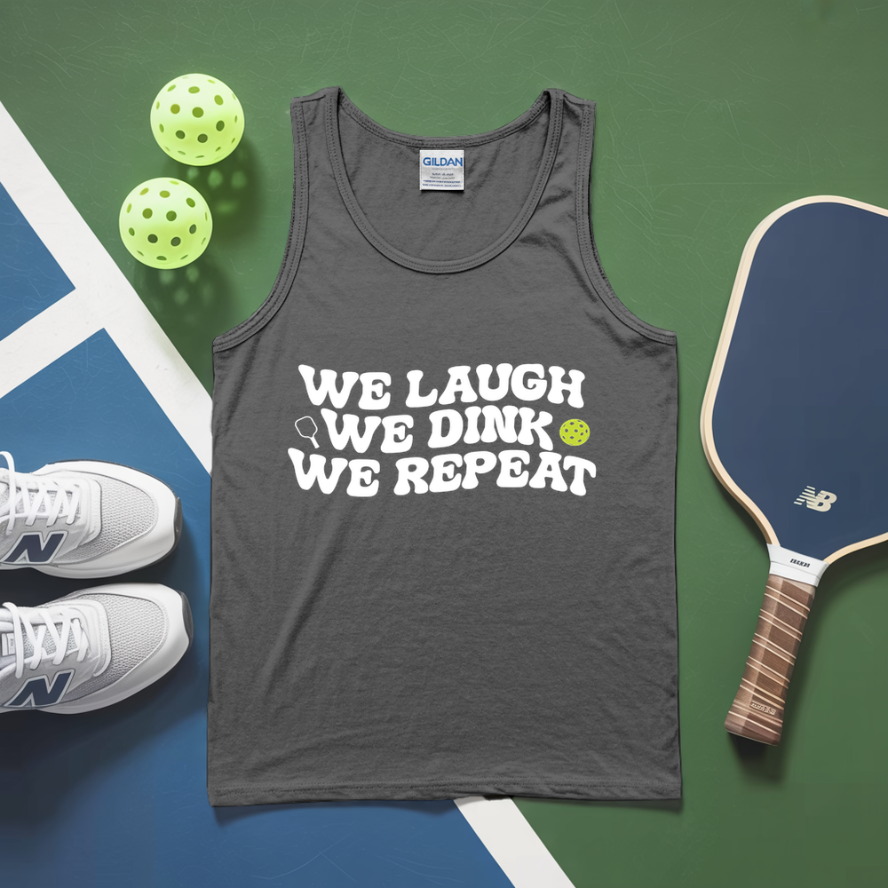 We Laugh. We Dink. We Repeat. Tank Top - Picklechillz