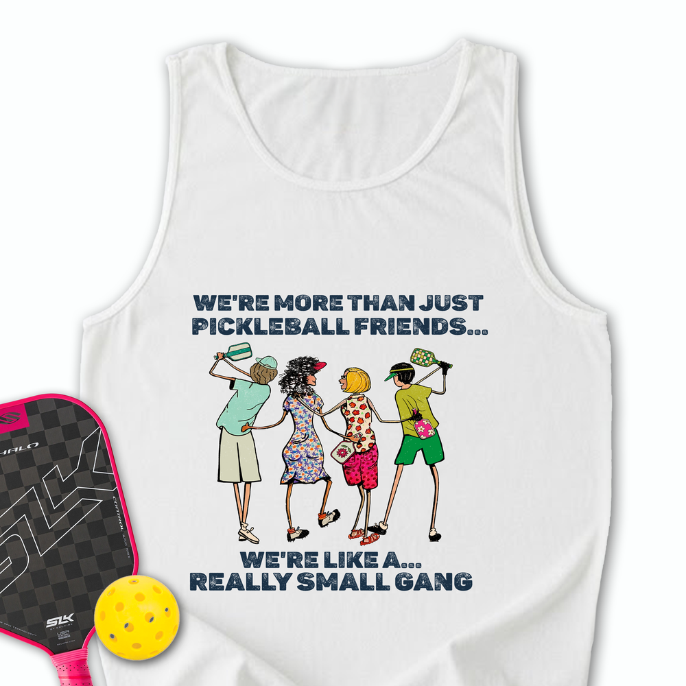 We're More Than Just Pickleball Friends Team Friend ... Retro Tank Top - Picklechillz