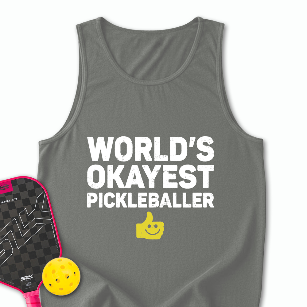 World’s Okayest Pickleballer Tank Top - Picklechillz