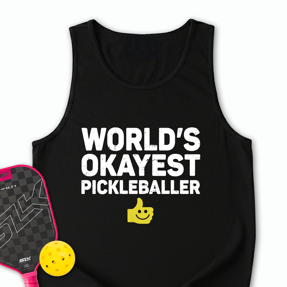 World’s Okayest Pickleballer Tank Top - Picklechillz
