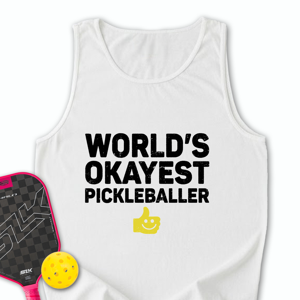 World’s Okayest Pickleballer Tank Top - Picklechillz