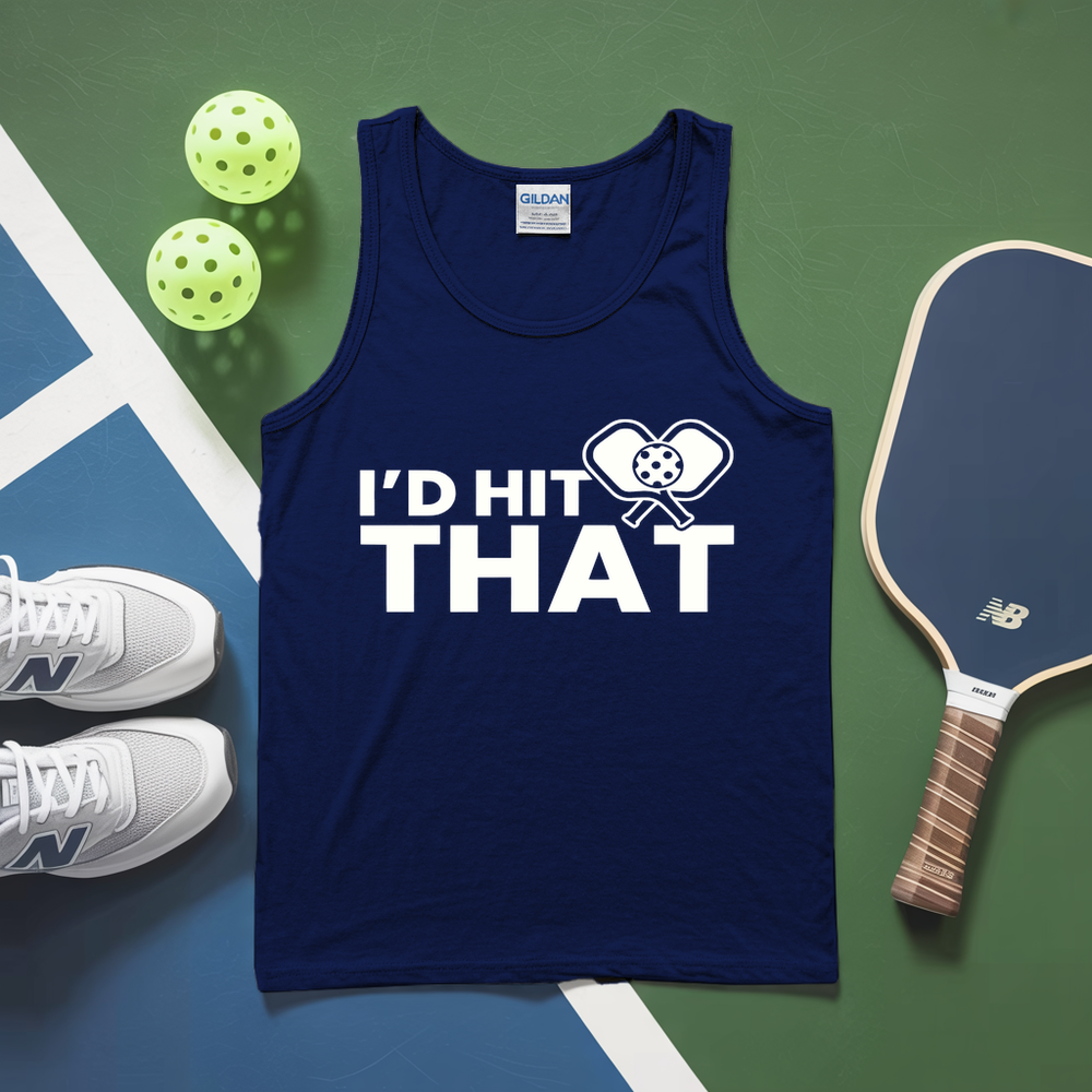 I'D Hit That Quotes Funny Tank Top - Picklechillz