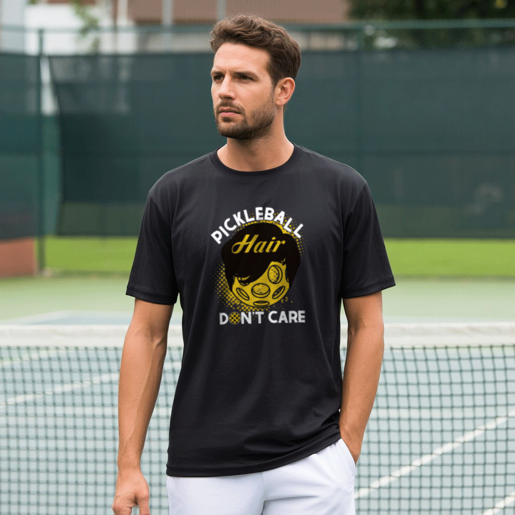 Pickleball Hair, Don’t Care v2 Unisex T-Shirt - Picklechillz