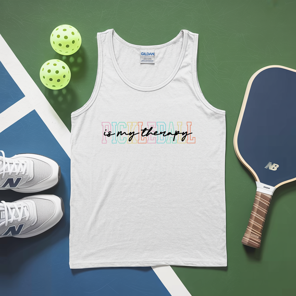 Pickleball Is My Therapy Tank Top - Picklechillz