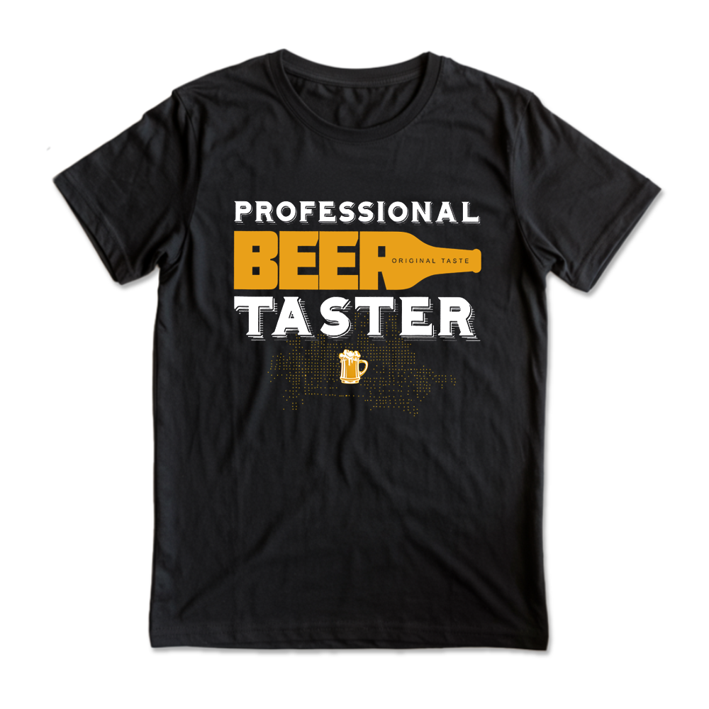 Comfort Colors Professional Beer Taster Shirt  - Picklechillz Funny Drinking T-Shirt – Beer Lover Gift for Men